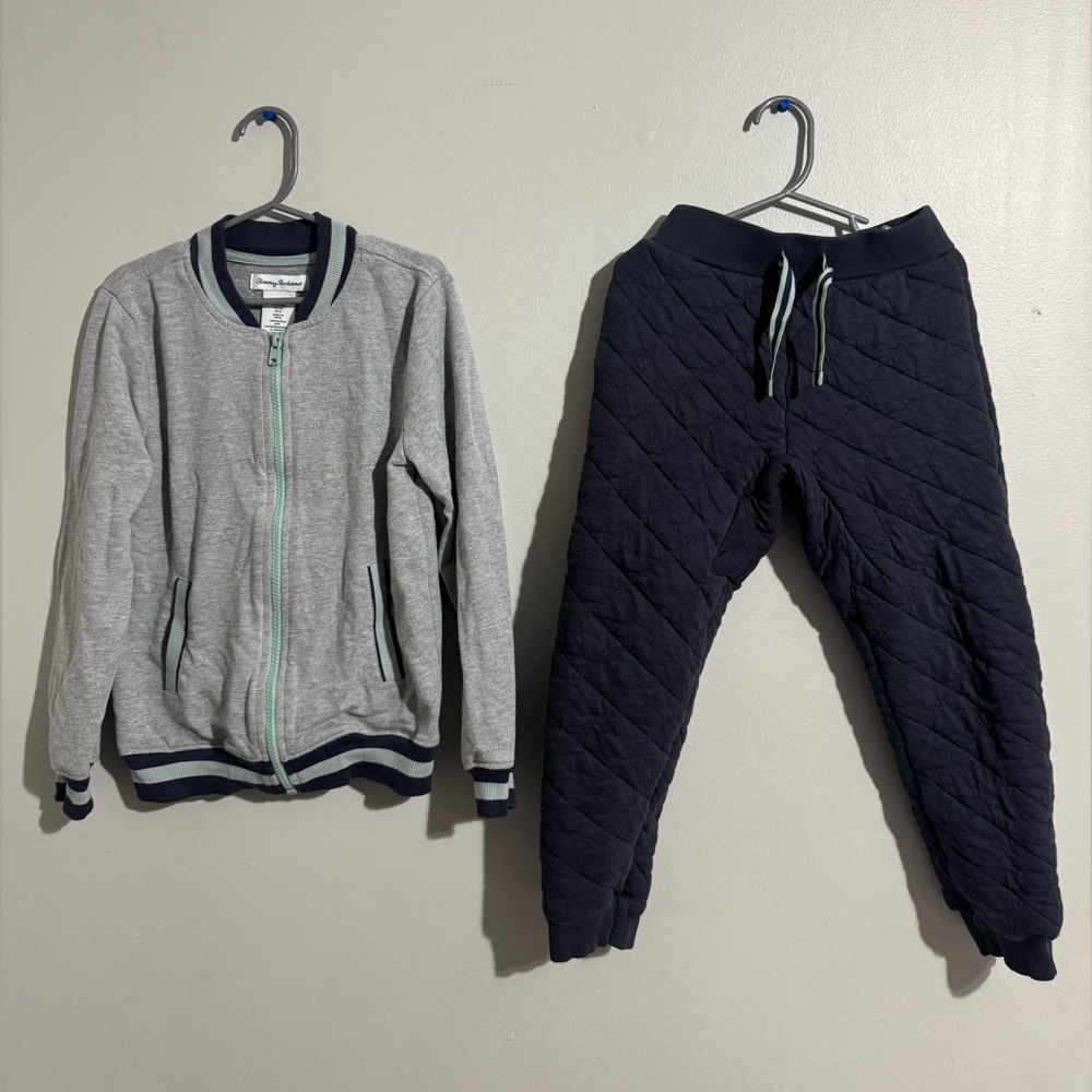 Boys Tommy Bahama Matching Set Size 5/6 – Grey & Navy